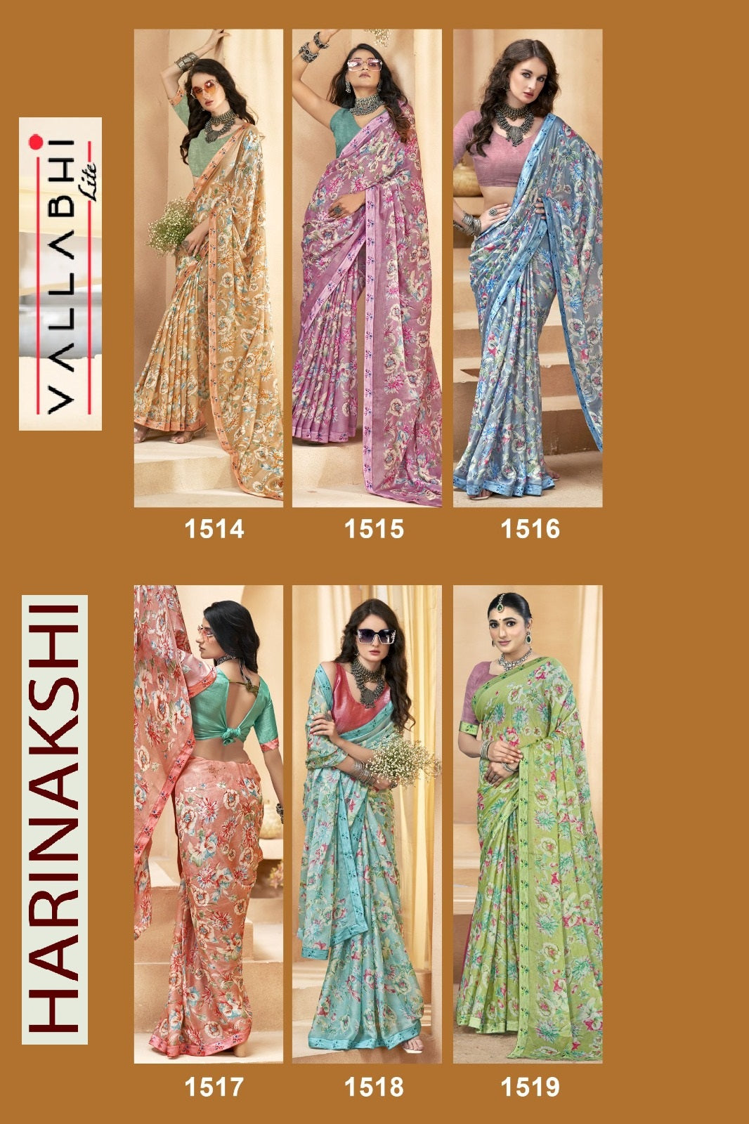 Harinakshi Vallabhi Lite Chiffon Sarees Wholesaler