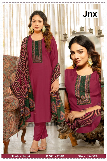 Harini Jnx Berlin Readymade Pant Style Suits Wholesaler Ahmedabad