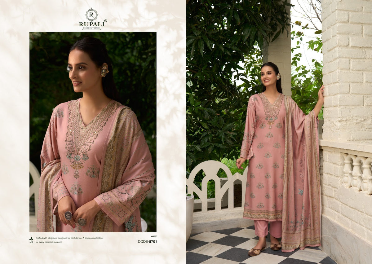 Harini Rupali Viscose Pashmina Suits Wholesale