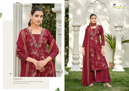 Harleen Karissa Vatican Readymade Plazzo Style Suits Wholesaler