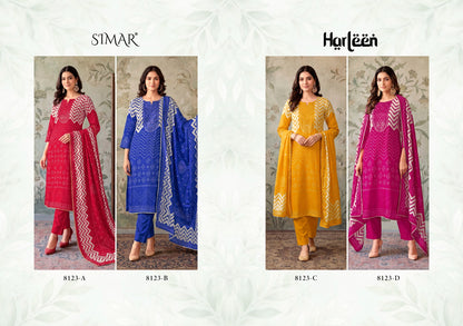 Harleen Simar Viscose Gaji Pant Style Suits Wholesale Price