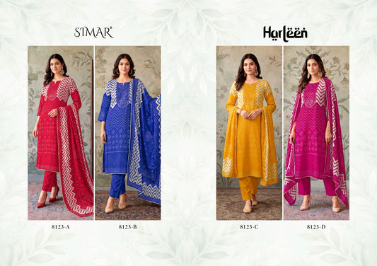 Harleen Simar Viscose Gaji Pant Style Suits Wholesale Price