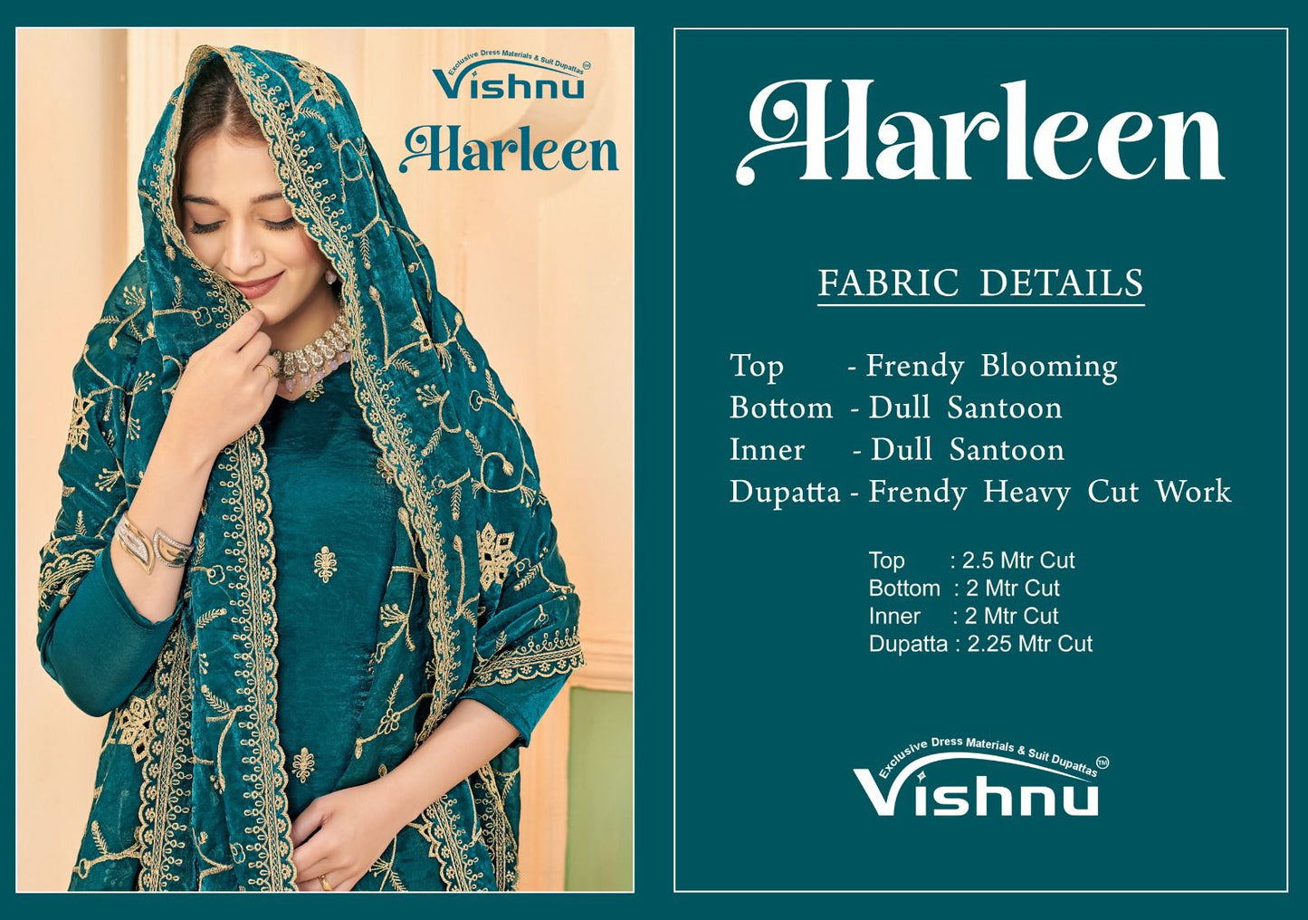 Harleen Vishnu Impex Frendy Pant Style Suits Manufacturer Gujarat