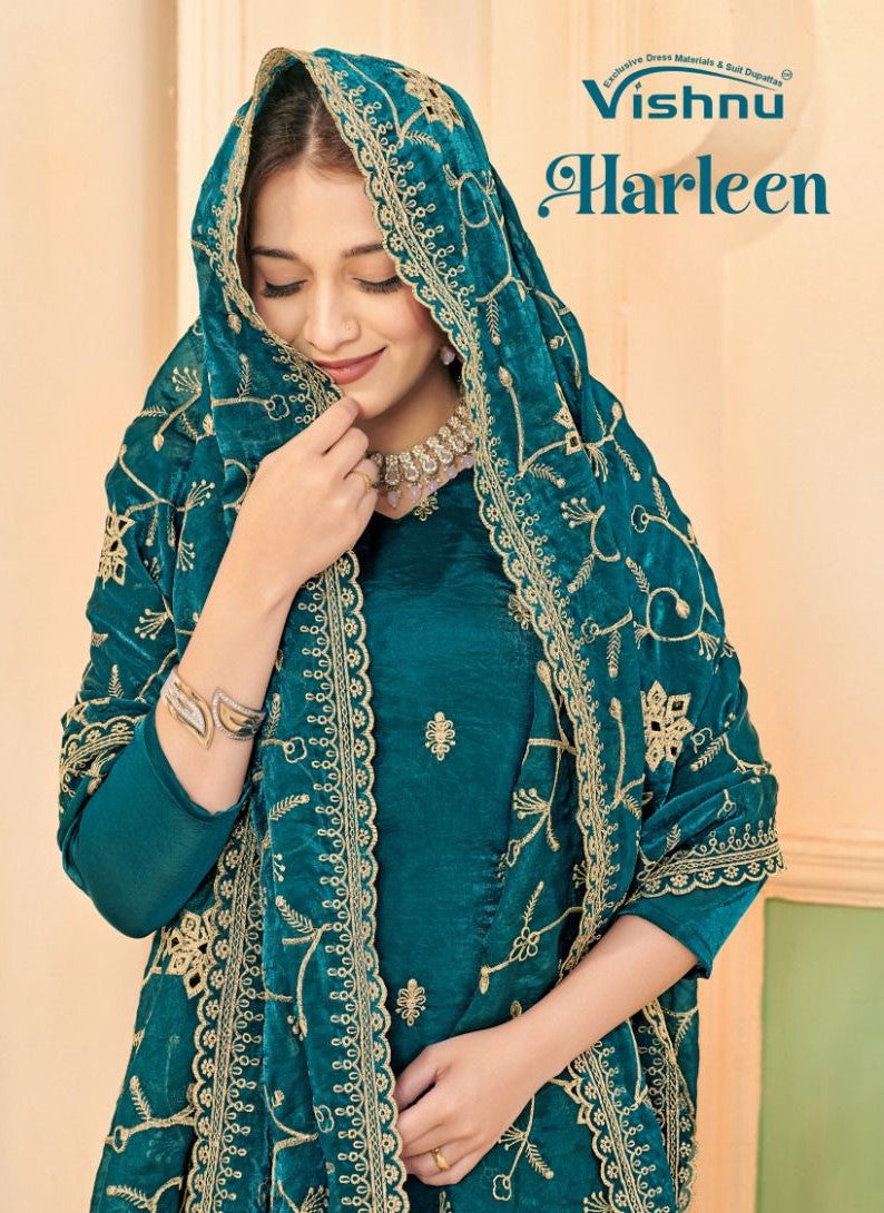 Harleen Vishnu Impex Frendy Pant Style Suits Manufacturer Gujarat