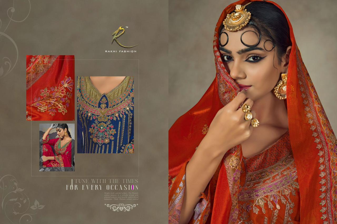 Harman Preet Rakhi Fashion Pure Viscose Pant Style Suits Wholesale Rate