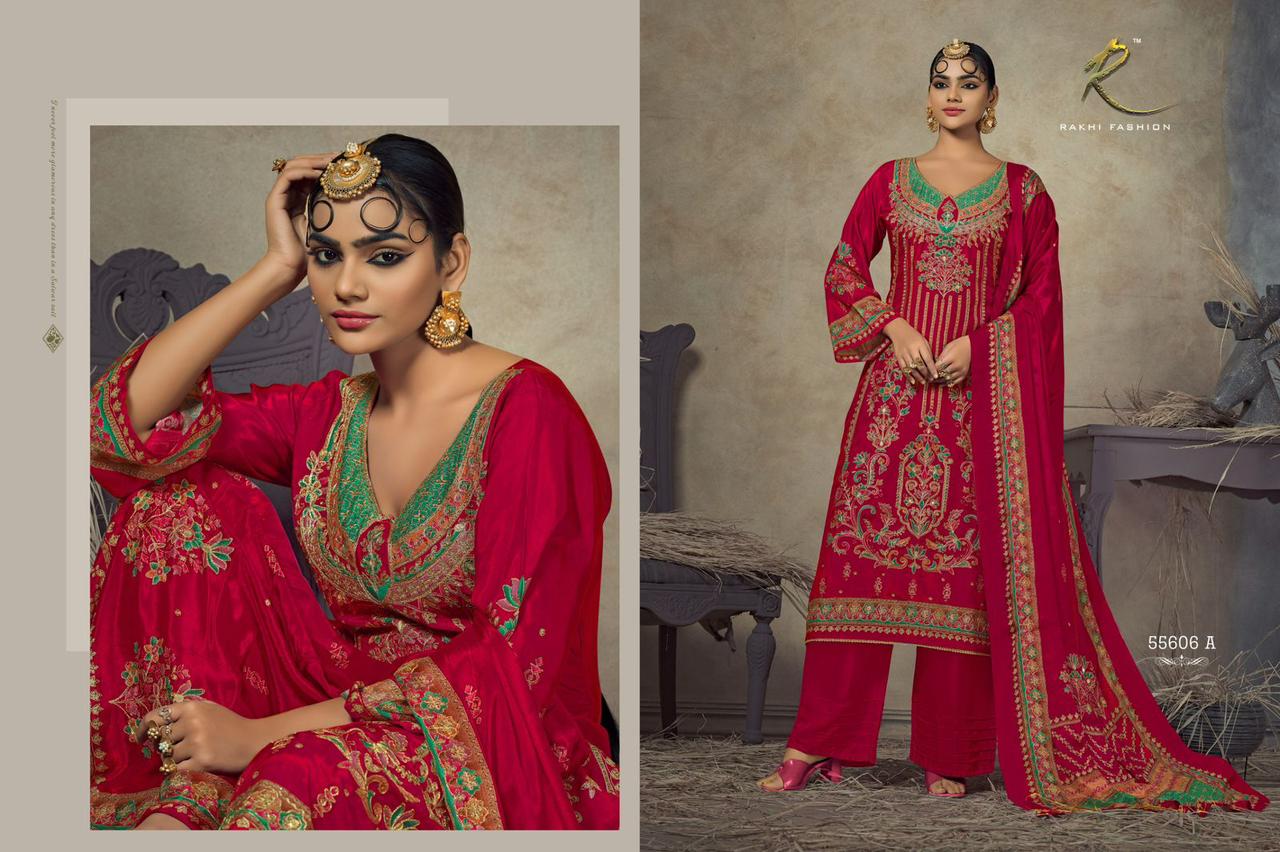 Harman Preet Rakhi Fashion Pure Viscose Pant Style Suits Wholesale Rate