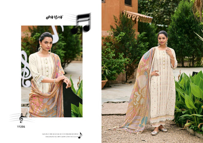 Harmony Jay Vijay Mal Chanderi Pant Style Suits Supplier India
