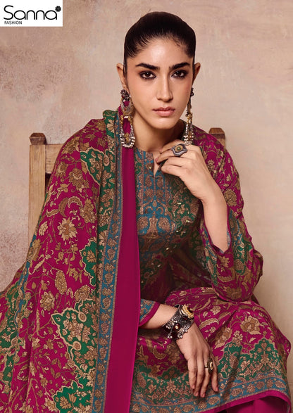 Harmony Sanna Fashion Bemberg Muslin Pant Style Suits Wholesaler