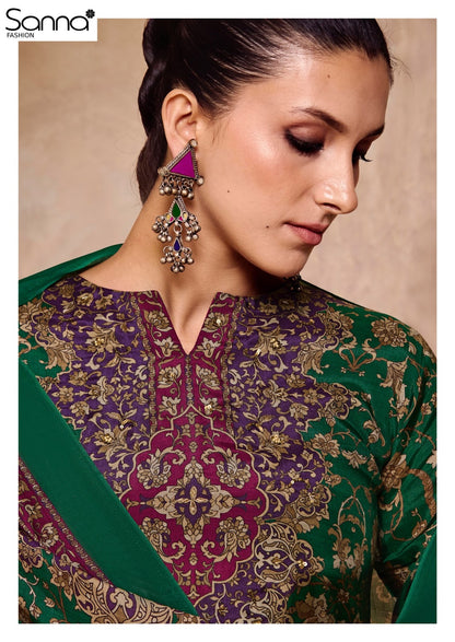 Harmony Sanna Fashion Bemberg Muslin Pant Style Suits Wholesaler