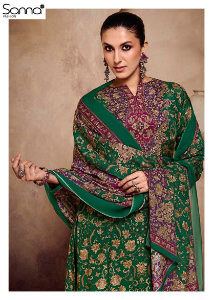 Harmony Sanna Fashion Bemberg Muslin Pant Style Suits Wholesaler
