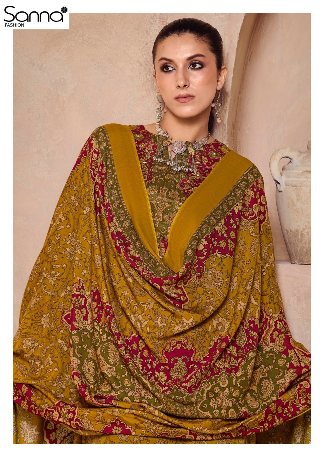 Harmony Sanna Fashion Bemberg Muslin Pant Style Suits Wholesaler