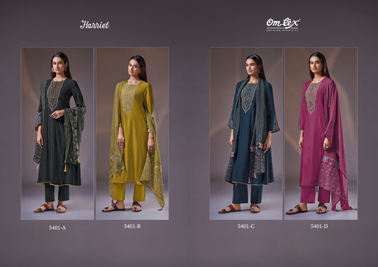 Harriet Omtex Silk Pant Style Suits Supplier Ahmedabad