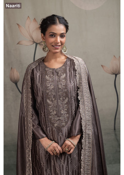 Harsana 2796 Naariti Silk Pant Style Suits Manufacturer Gujarat