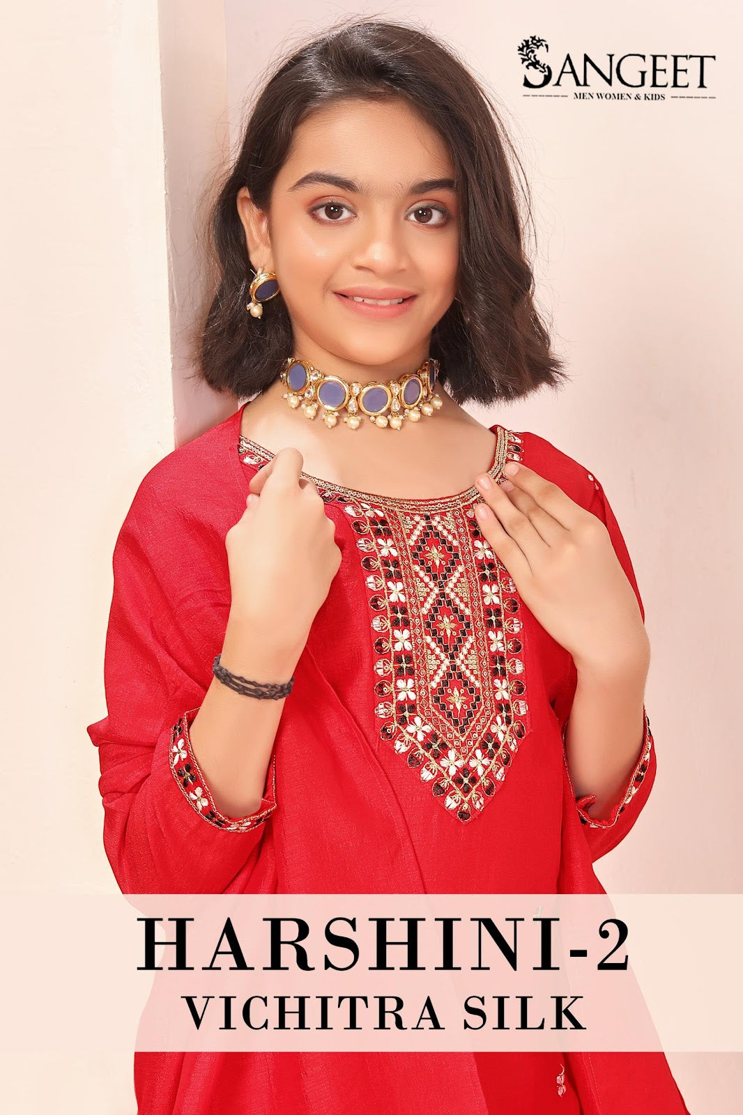 Harshini Vol 2 Sangeet Vichitra Girls Readymade Pant Suits Exporter
