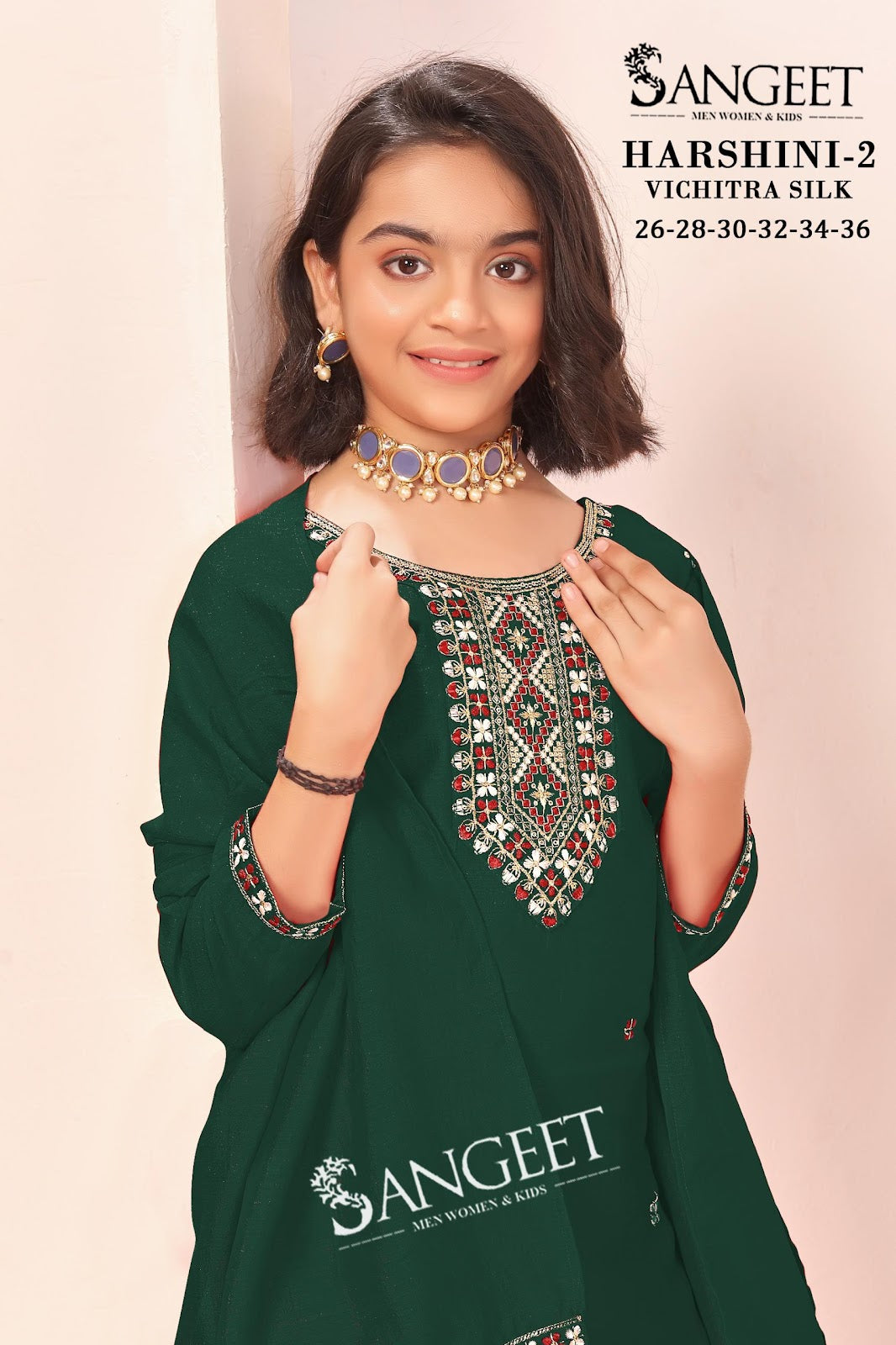 Harshini Vol 2 Sangeet Vichitra Girls Readymade Pant Suits Exporter