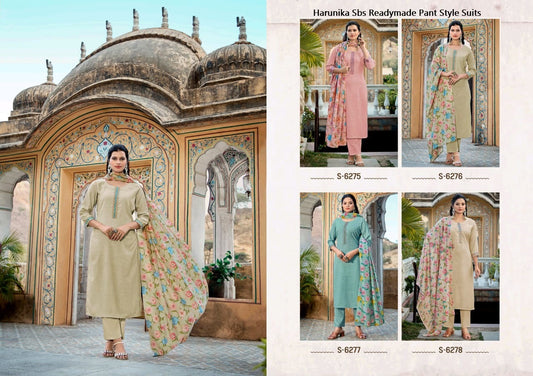 Harunika Sbs Cotton Readymade Pant Style Suits Manufacturer