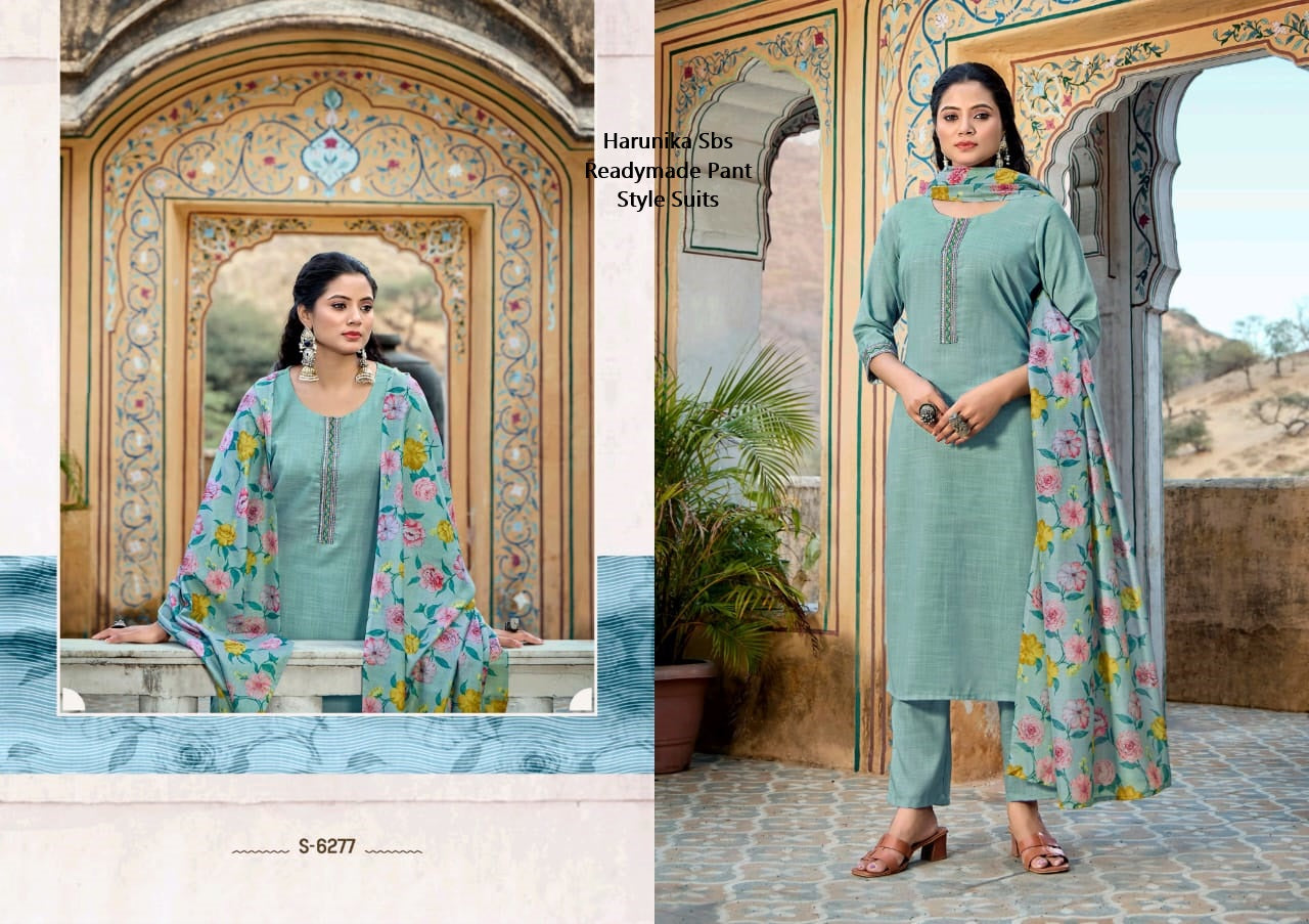 Harunika Sbs Cotton Readymade Pant Style Suits Manufacturer