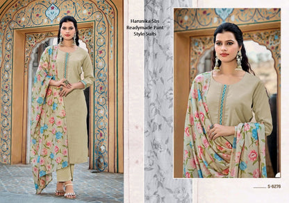 Harunika Sbs Cotton Readymade Pant Style Suits Manufacturer