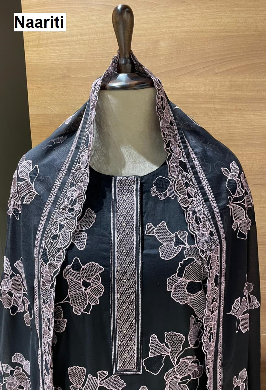 Harveen B Naariti Mul Chanderi Salwar Suits Wholesaler Gujarat