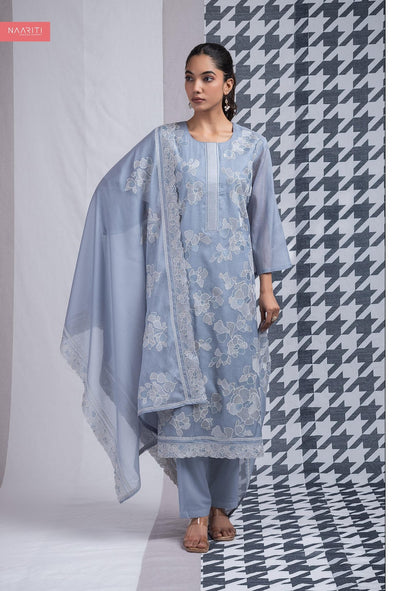 Harveen Naariti Mul Chanderi Pant Style Suits Manufacturer Ahmedabad