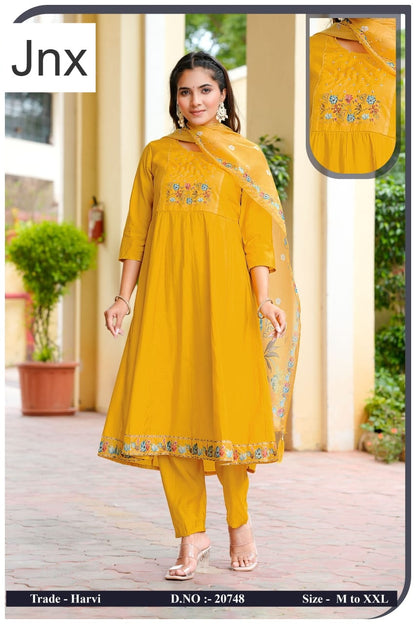 Harvi Jnx Readymade Anarkali Suits Manufacturer India