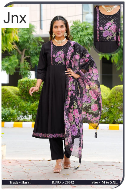 Harvi Jnx Readymade Anarkali Suits Manufacturer India