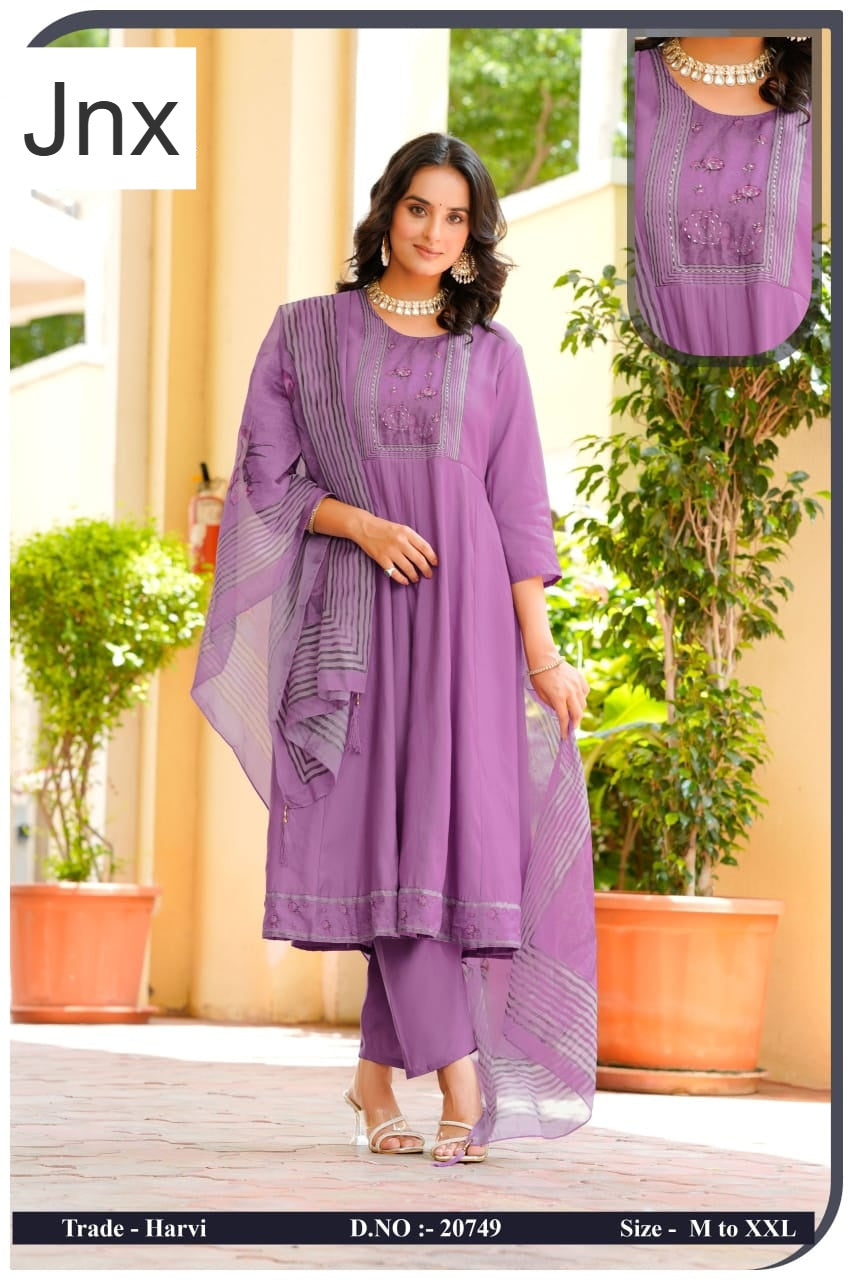 Harvi Jnx Readymade Anarkali Suits Manufacturer India