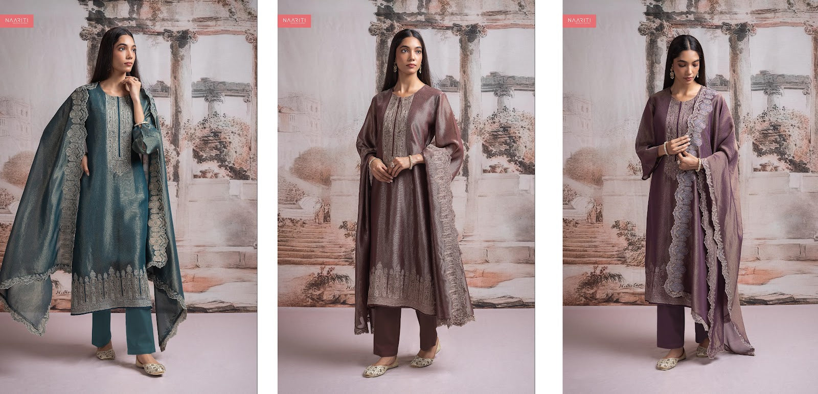 Harzu Naariti Pant Style Suits Manufacturer India