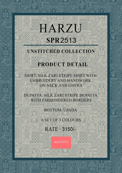 Harzu Naariti Pant Style Suits Manufacturer India