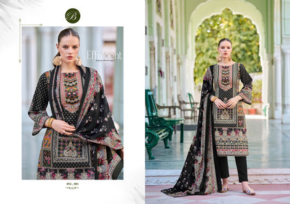 Haseen Belliza Designer Studio Cotton Karachi Readymade Suits Exporter Ahmedabad