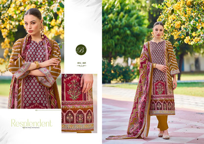 Haseen Belliza Designer Studio Cotton Karachi Readymade Suits Exporter Ahmedabad