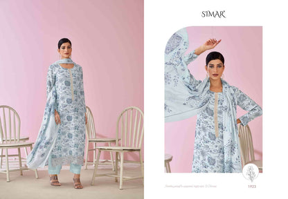 Haseen Hit List 1 Simar Viscose Muslin Pant Style Suits Wholesaler