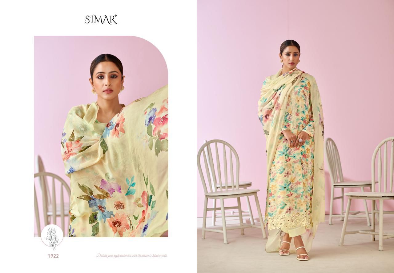 Haseen Hit List 2 Simar Viscose Muslin Pant Style Suits Exporter Gujarat