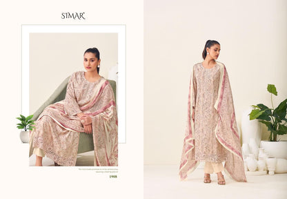 Haseen Hit List 2 Simar Viscose Muslin Pant Style Suits Exporter Gujarat