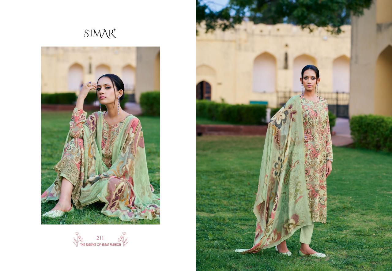 Haseen Hit List 2 Simar Viscose Muslin Pant Style Suits Exporter Gujarat