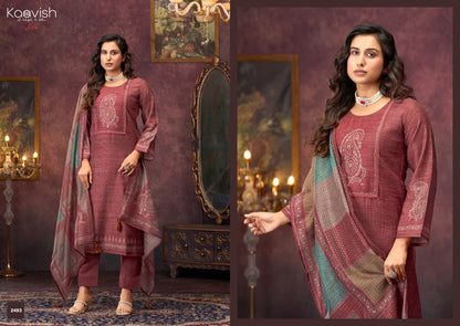 Haseen Kaavish Pure Linen Karachi Salwar Suits Supplier