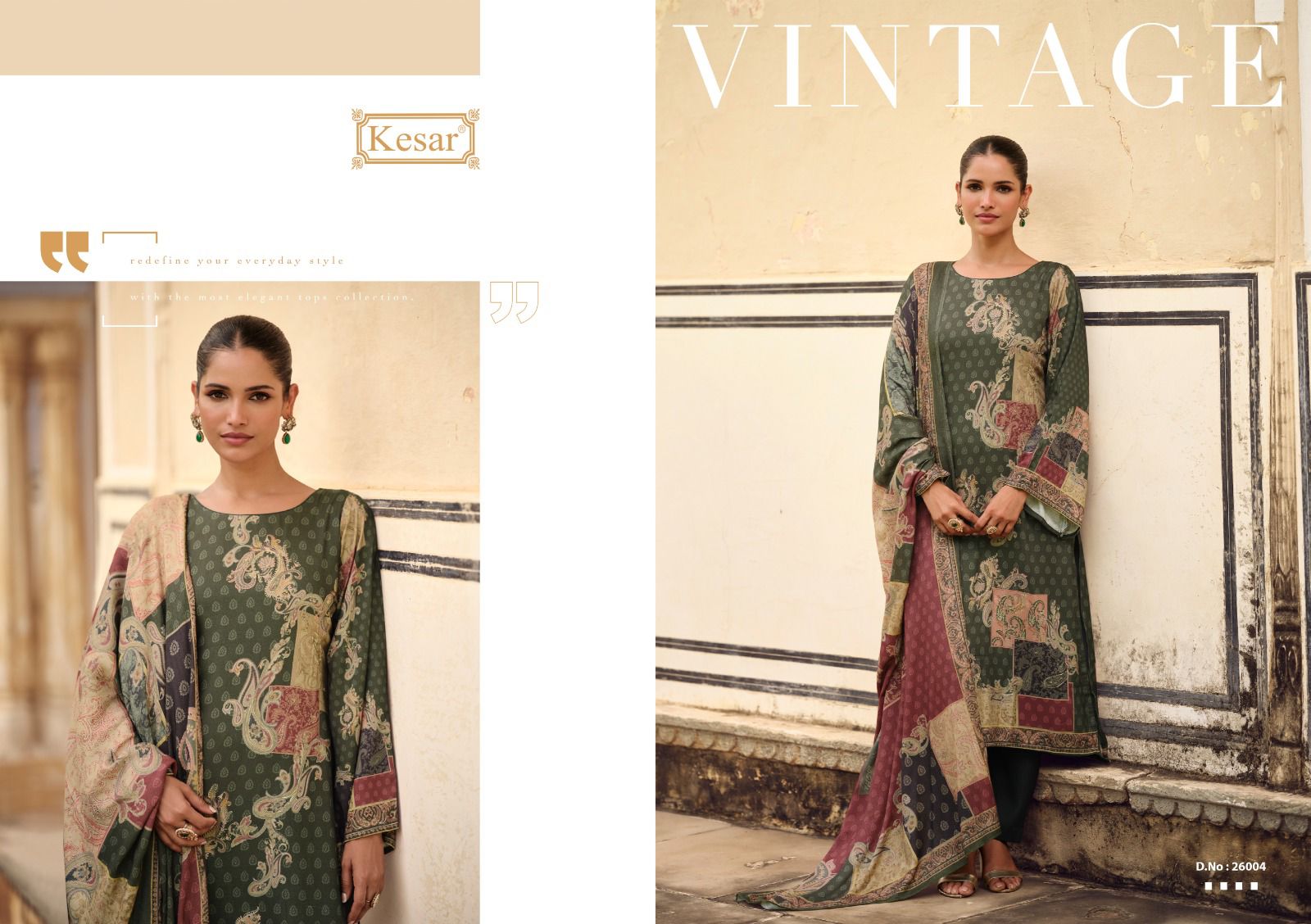 Haseen Kesar Pashmina Suits Supplier Ahmedabad