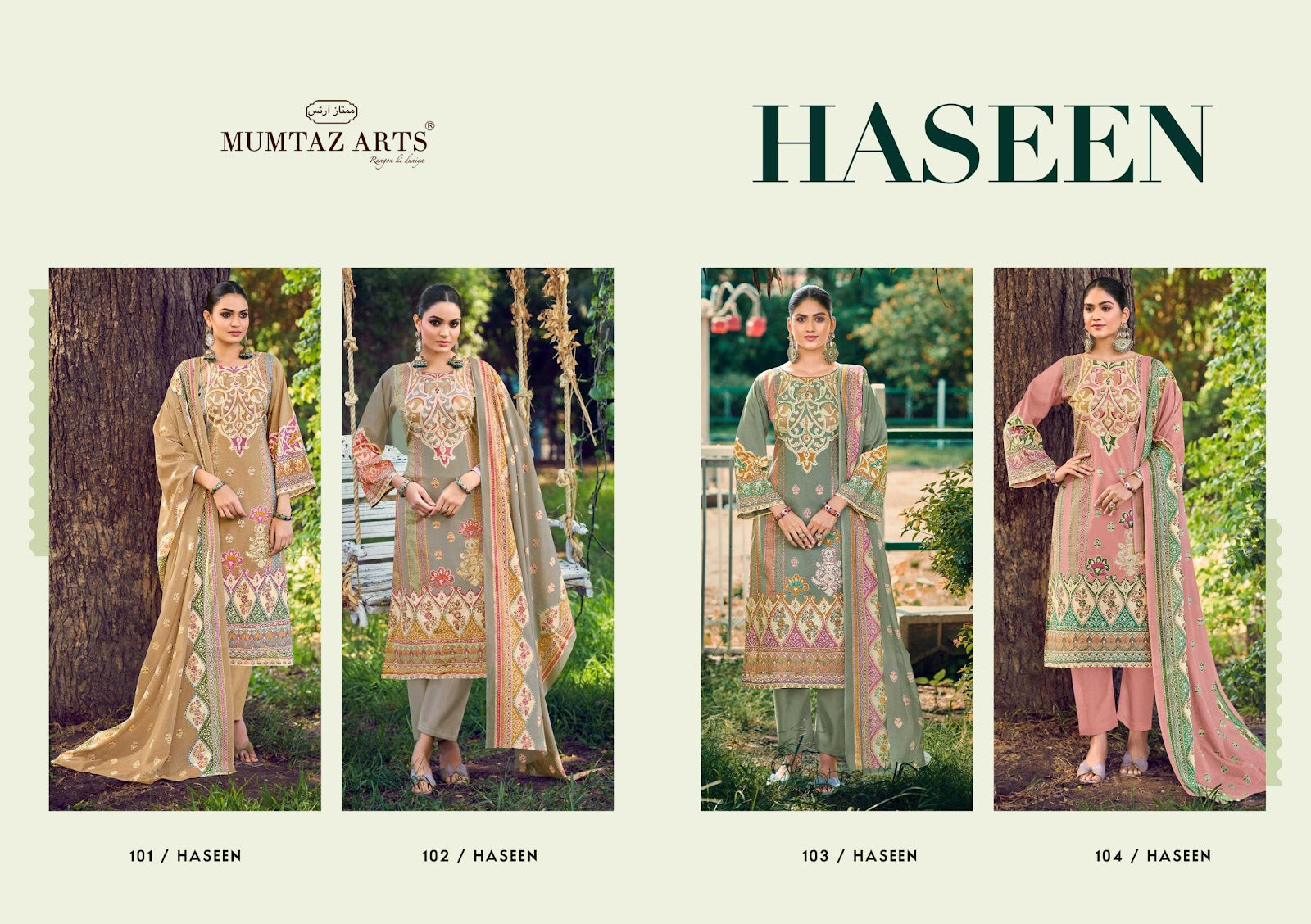 Haseen Mumtaz Arts Lawn Cotton Pakistani Salwar Suits Manufacturer India