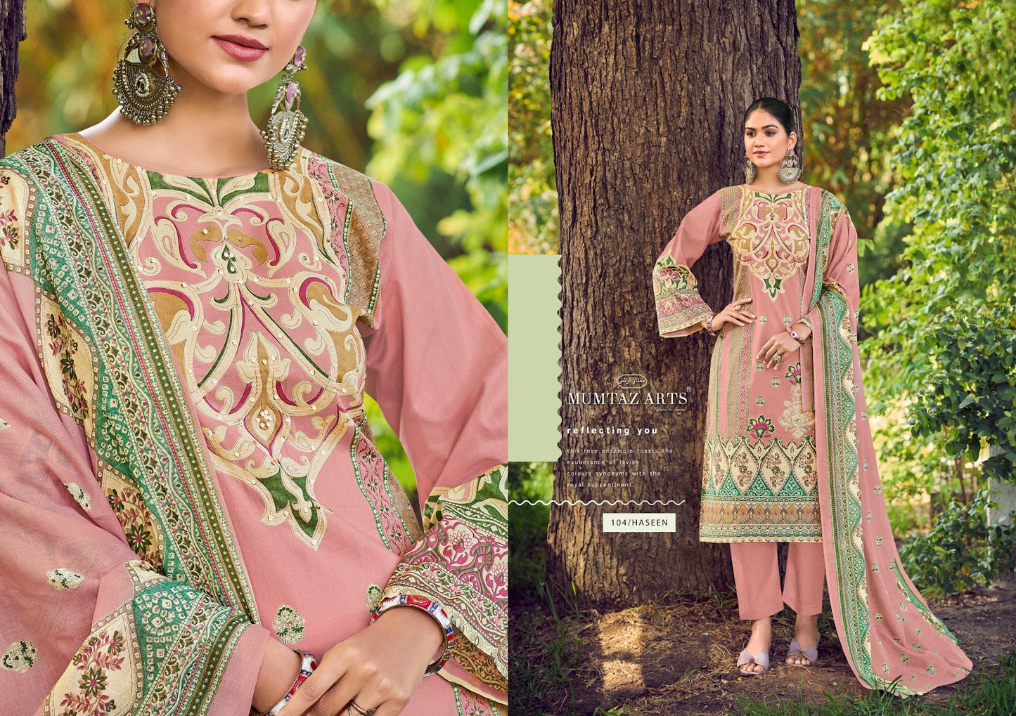 Haseen Mumtaz Arts Lawn Cotton Pakistani Salwar Suits Manufacturer India