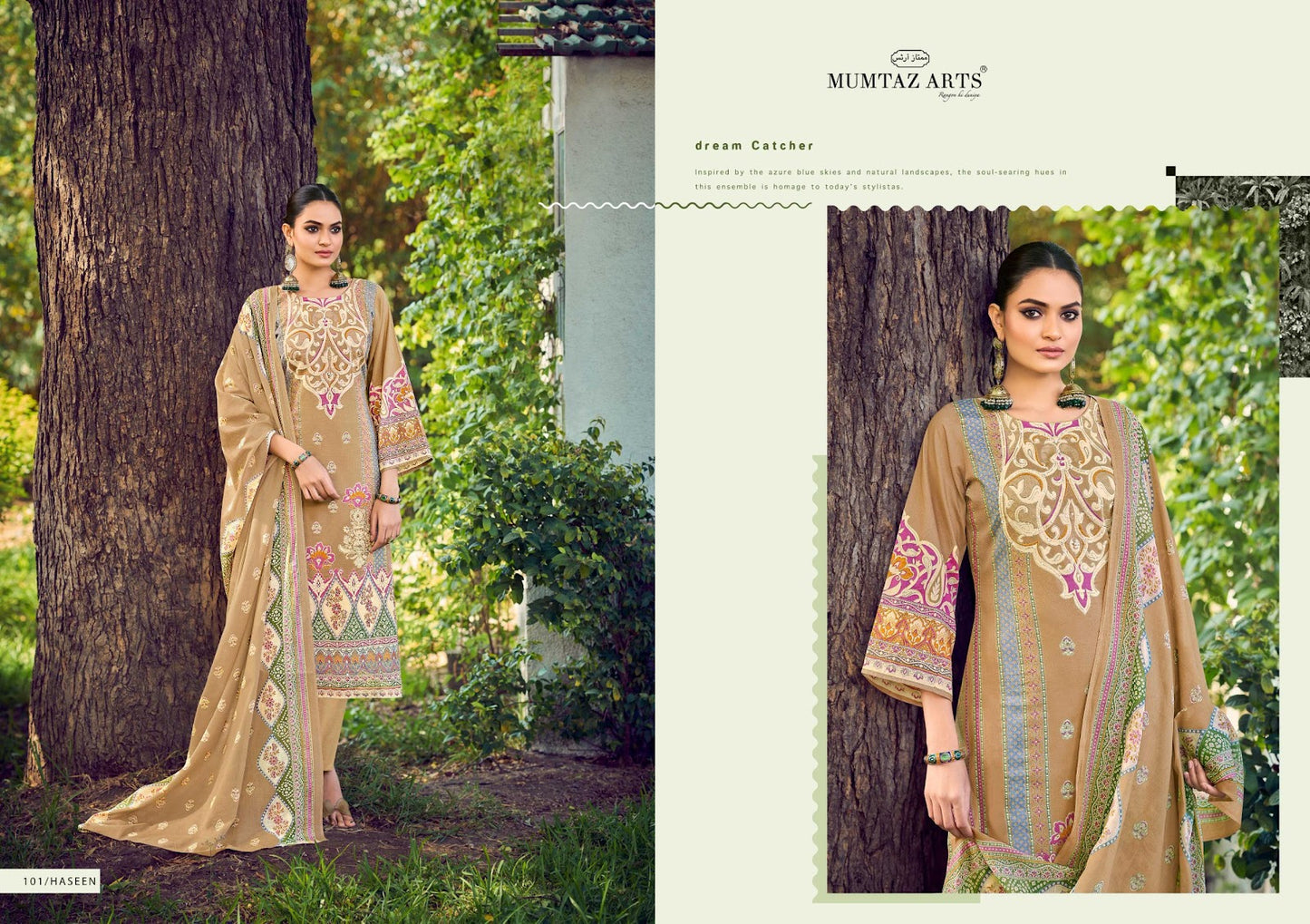 Haseen Mumtaz Arts Lawn Cotton Pakistani Salwar Suits Manufacturer India