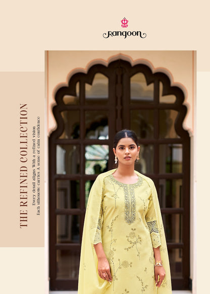 Haseen Rangoon Readymade Cotton Pant Suits Manufacturer