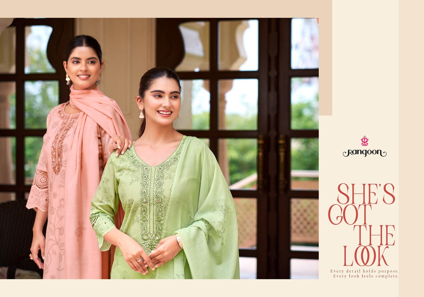 Haseen Rangoon Readymade Cotton Pant Suits Manufacturer