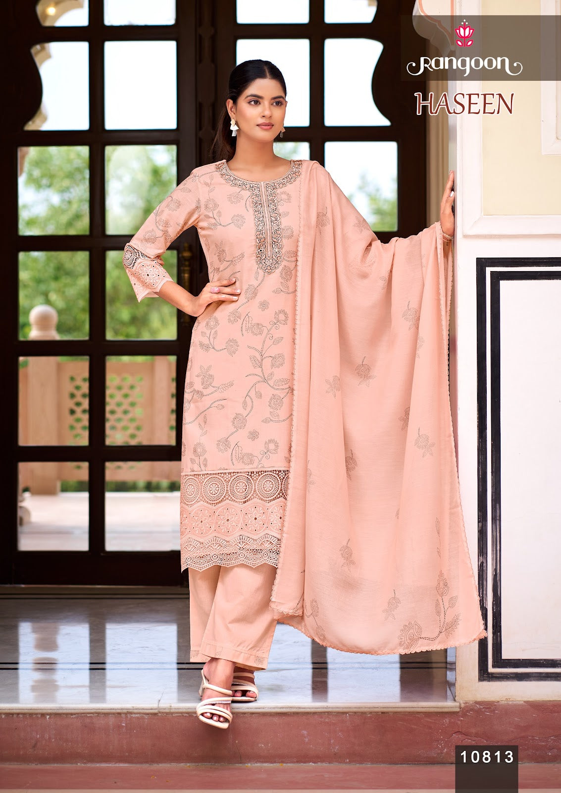 Haseen Rangoon Readymade Cotton Pant Suits Manufacturer