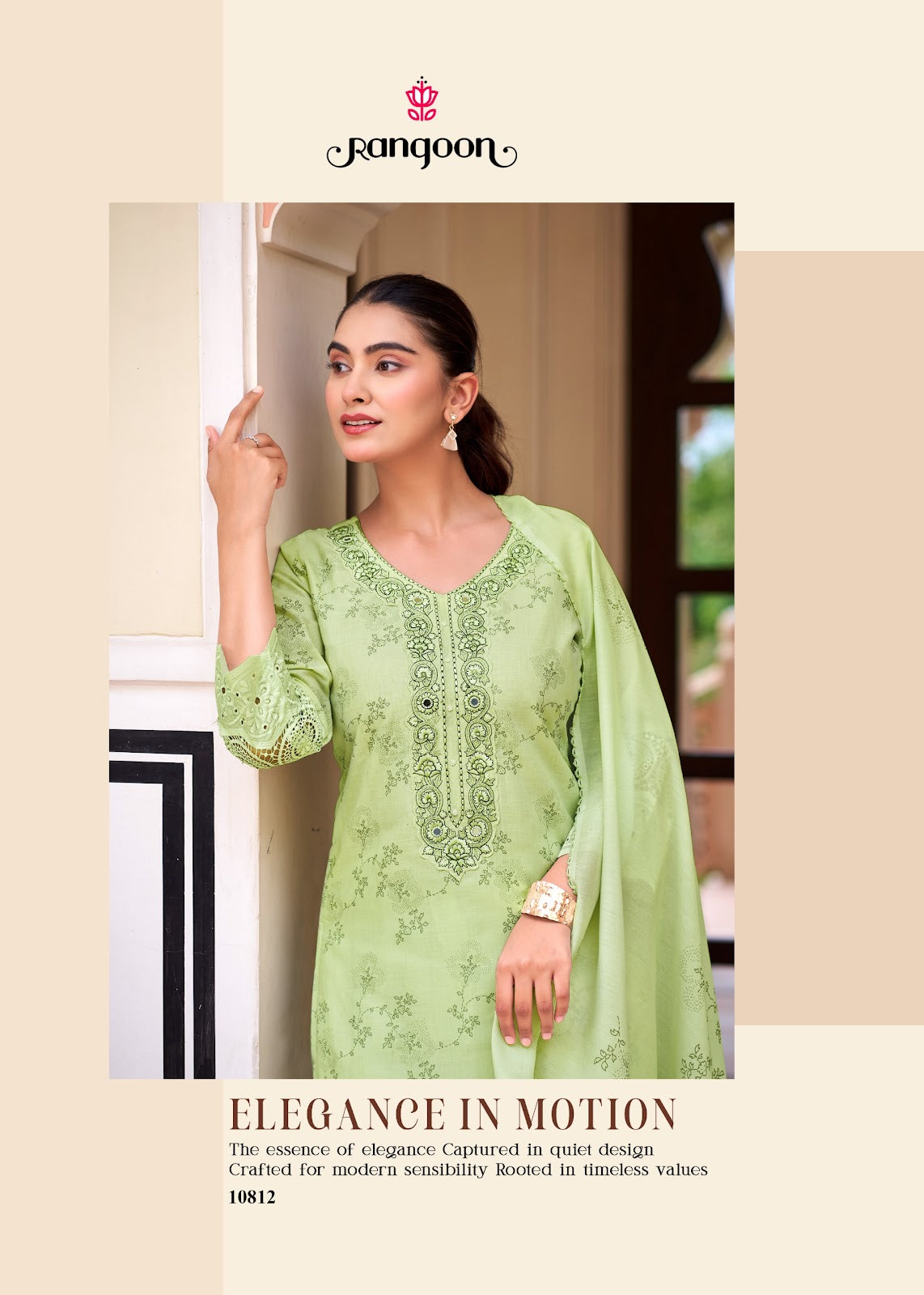 Haseen Rangoon Readymade Cotton Pant Suits Manufacturer