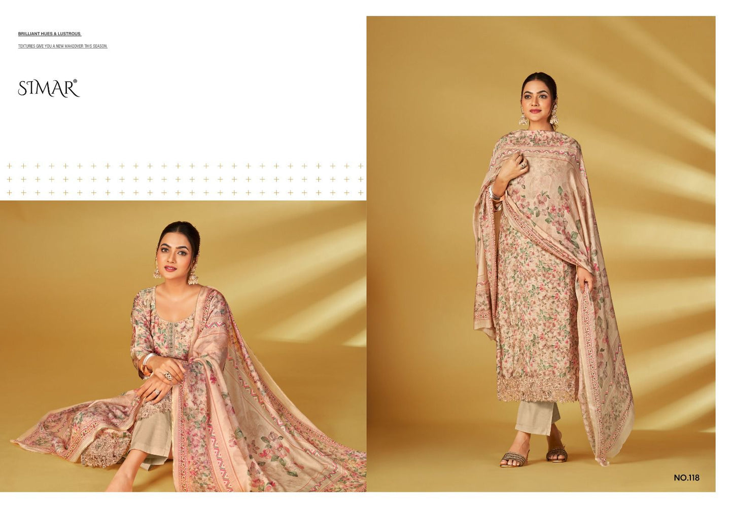 Haseen Simar Pure Viscose Plazzo Style Suits