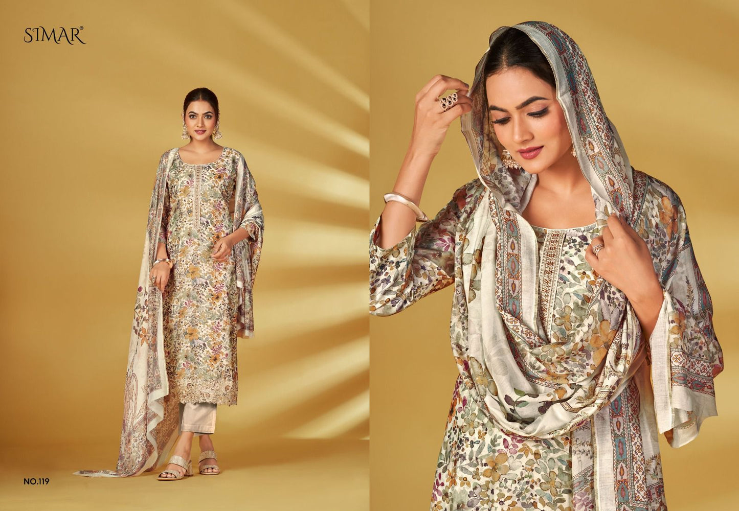 Haseen Simar Pure Viscose Plazzo Style Suits