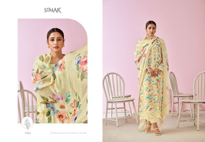Haseen Vol 7 Simar Pure Viscose Pant Style Suits Wholesale
