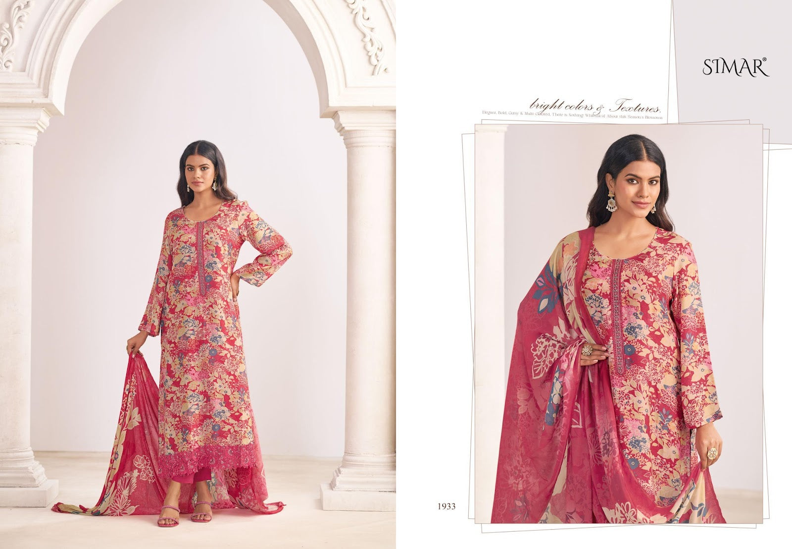 Haseen Vol 8 Simar Pure Viscose Pant Style Suits Manufacturer Gujarat