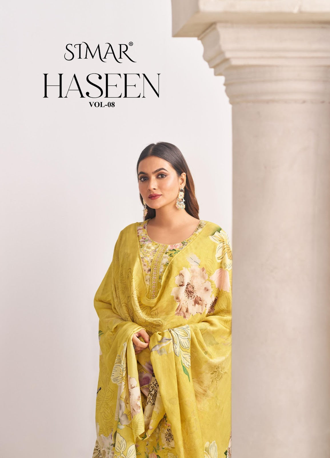 Haseen Vol 8 Simar Pure Viscose Pant Style Suits Manufacturer Gujarat