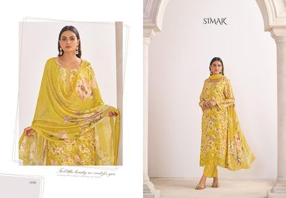 Haseen Vol 8 Simar Pure Viscose Pant Style Suits Manufacturer Gujarat
